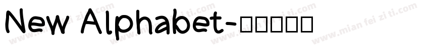 New Alphabet字体转换